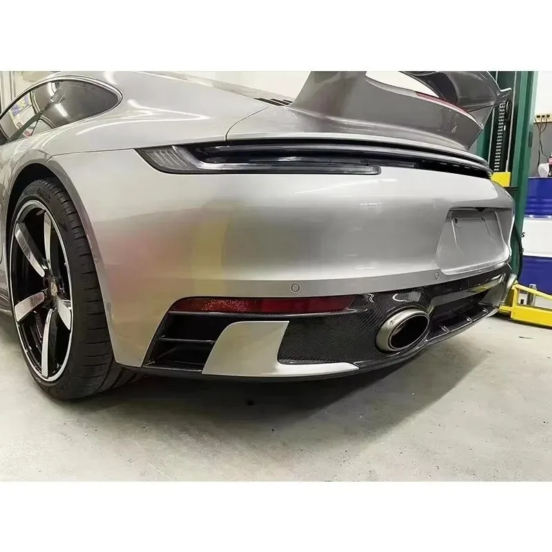 2019-2024 High-Value Carbon Fiber Rear Bumper Lip Upgrade Kit Lightweight New Condition for 911 Carrera S 4S 992 Exclusive 5