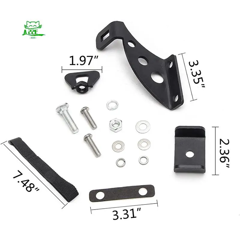 

A22E-Lifting Jack Stands Hi Lift Jack Bracket Door Hinge Hood Hinge Mount Kit For 2007-2020 Wrangler JK JL JKU JLU