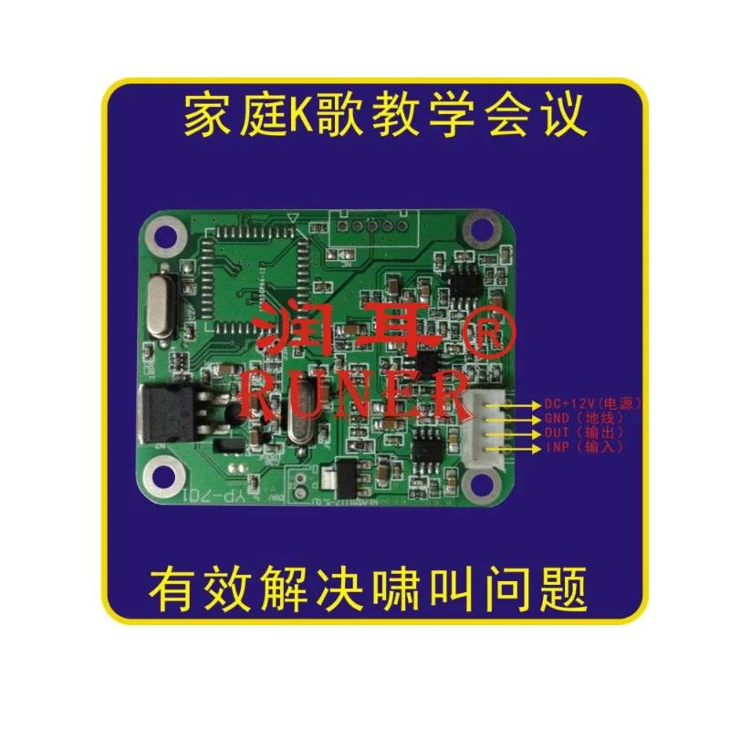 Digital Frequency Shift Anti-howling Module Circuit Board Microphone Howling Feedback Suppressor