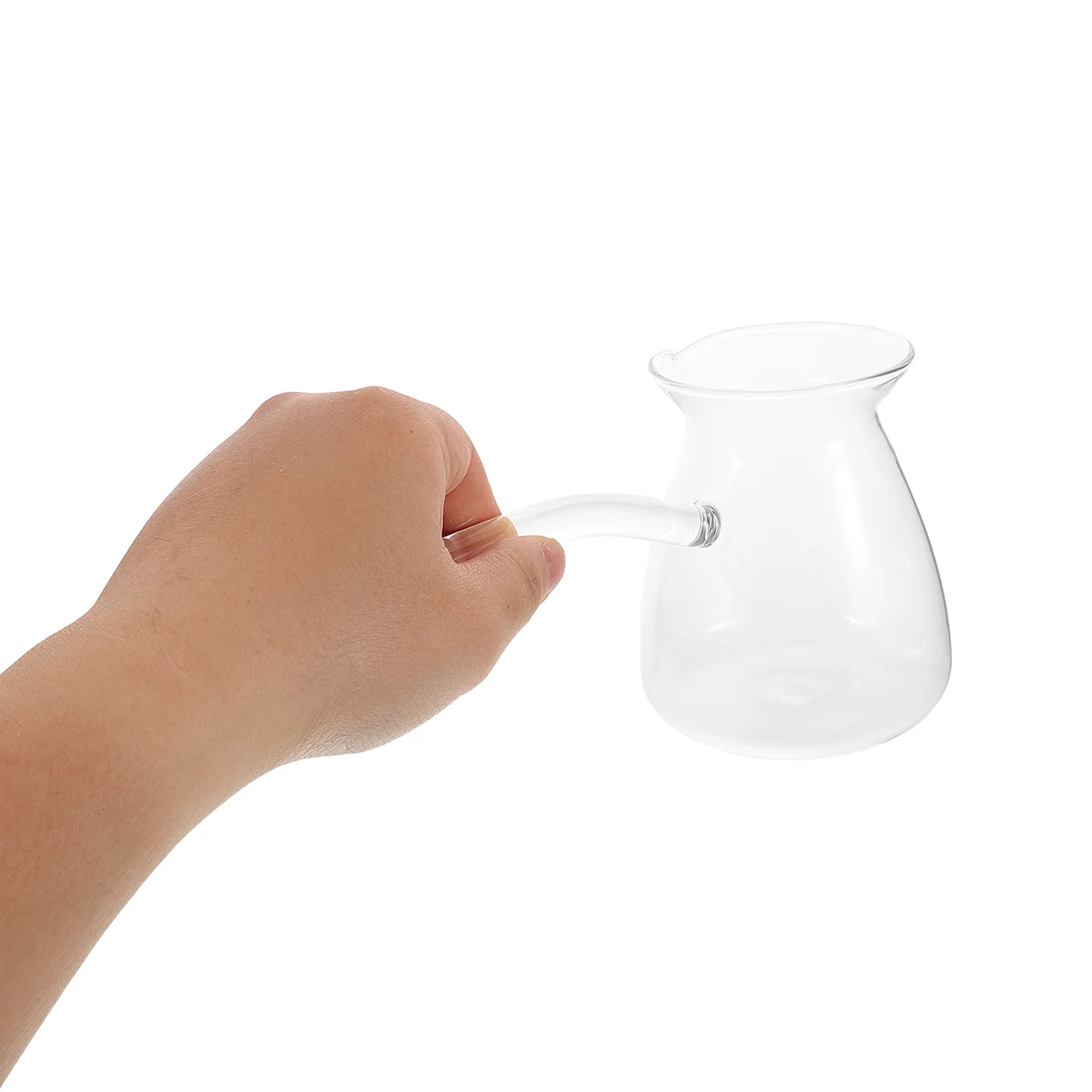 

Чайник с боковой ручкой, 2 шт., 450 мл, прозрачное утолщенное боросиликатное стекло, турецкая плита для приготовления кофе, совместимая, легко чистящаяся, современная