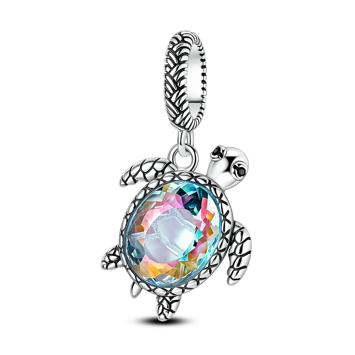 925er Sterlingsilber-Anhänger Sommer-Schildkröte Walhai Seepferdchen Delfin Seestern Anhängerperle passend für Armband DIY für Damen Schmuck