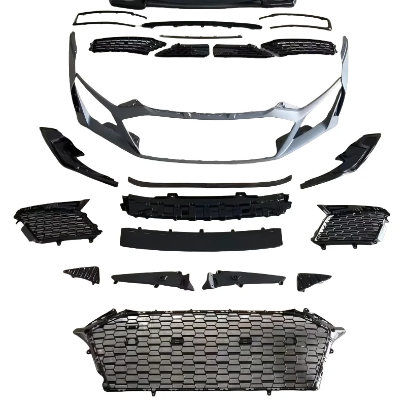 Suitable for  R8 Retrofit and Upgrade R8 Large Encircle Front and Rear Bumper Grille Tail Nozzle