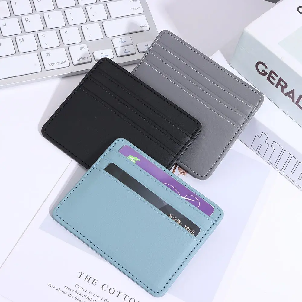 Hot Fashion Slim Business Card Holder Bank Credit ID Card Coin Pouch Case Bag Wallet Organizer Thin Card Wallet for Women Men