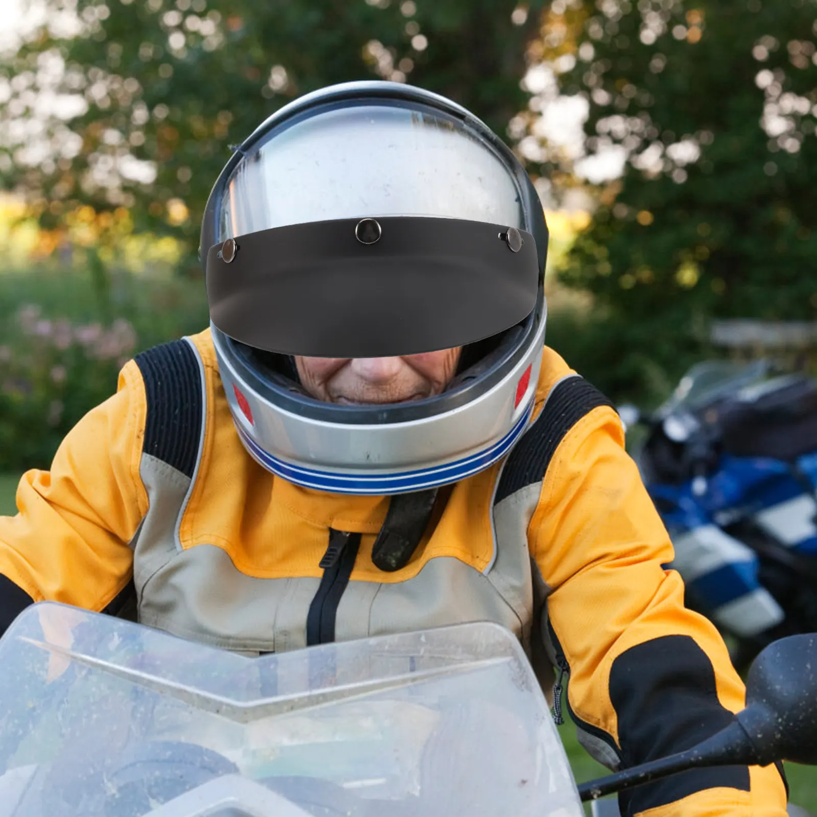 

Vintage Visor Classic Style Cycling Rain Sun Protection Outdoor Universal Motorbike Protective Visor