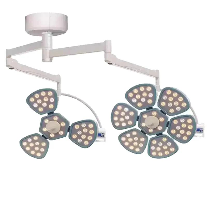 Pet Animal Clinic Hospital Operated LED Light Surgical Veterinary 2 Arms Vet Surgery Operation Lamps Shadowless Lights