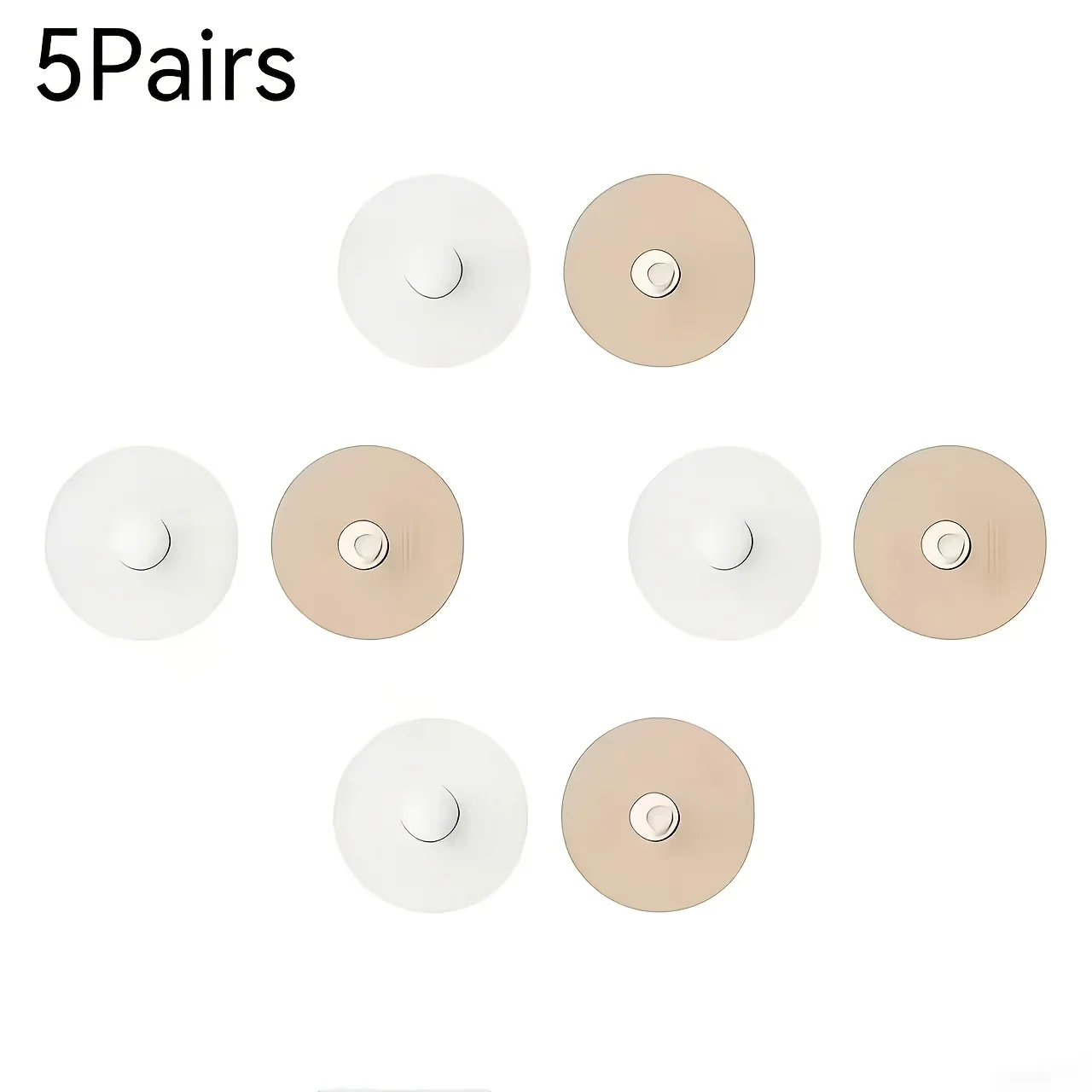 5/10 Circular non-stretching button and needle-free clips for the quilt keep the quilt firmly positioned within the quilt cover.