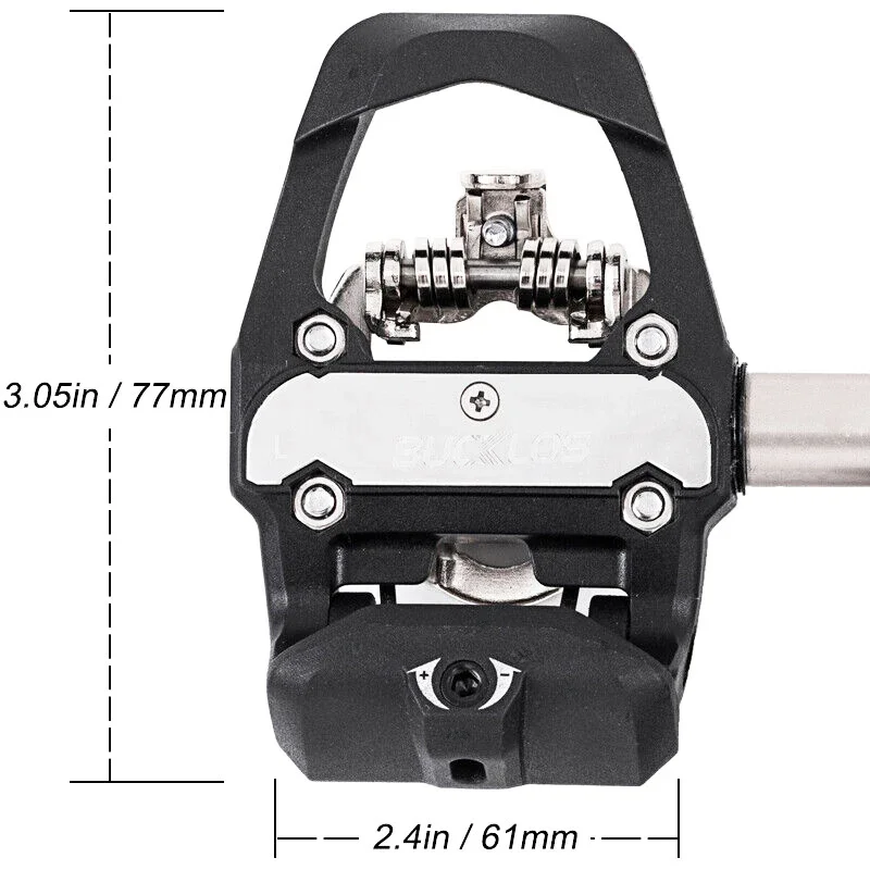 BUCKLOS Bicycle Pedals Dual Function Bike Cleat Pedal for SPD/DELTA Mountain Road Bike Selflock Bicycle Pedals MTB Cycling Parts