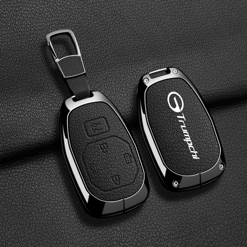 

Car Key Case Cover For GAC Trumpchi GS7 GS8 GM8 GS5 GA6 GM6 GN8 Empow J15 J16 2023 2022 Zinc Alloy Protector Keychain Accessorie