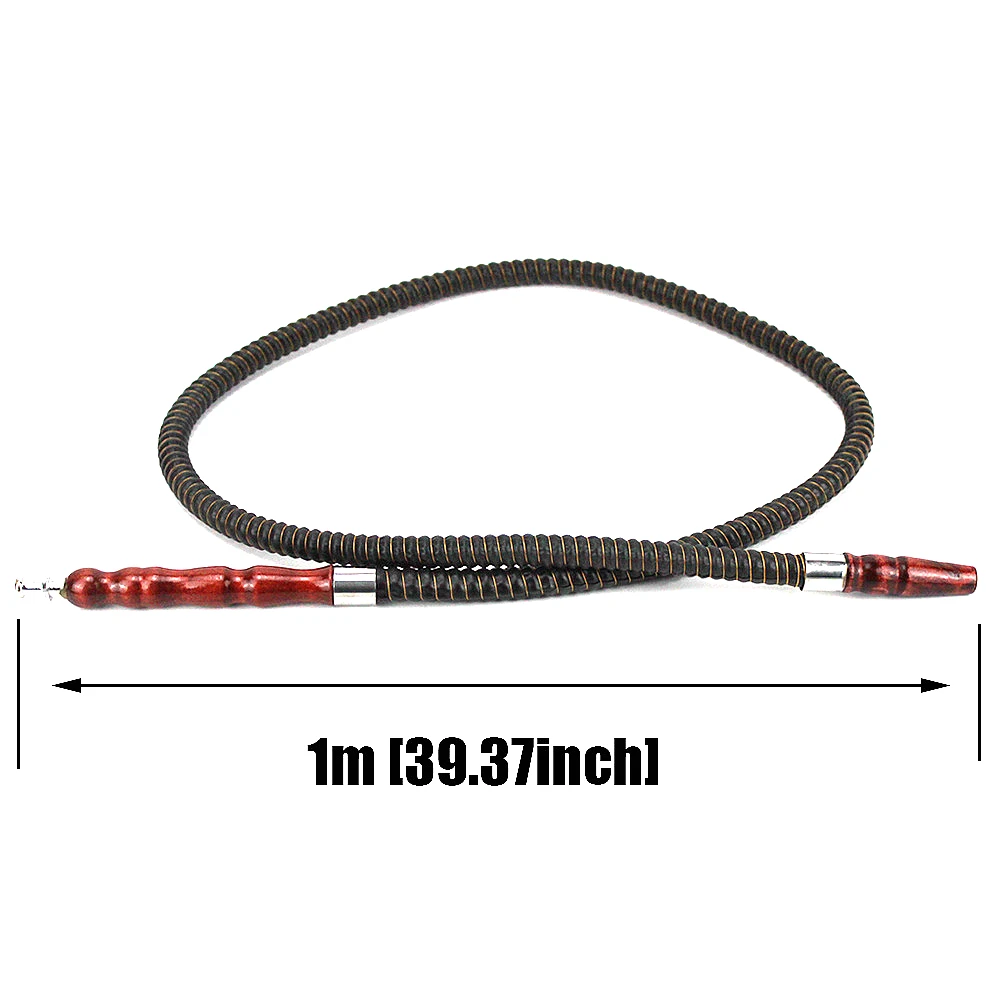 DEJAYA 1M Hookah Hose Boquilla Cachimba Shisha Pipe Chicha Sisha Narguile Pipes Smoking Accessories