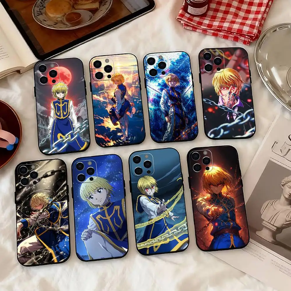 Kurapika HXH-h  X Hunter Phone Case For iPhone 17, 16,15,14,13,12,11 Plus,Pro Max, Others Soft Black Cover