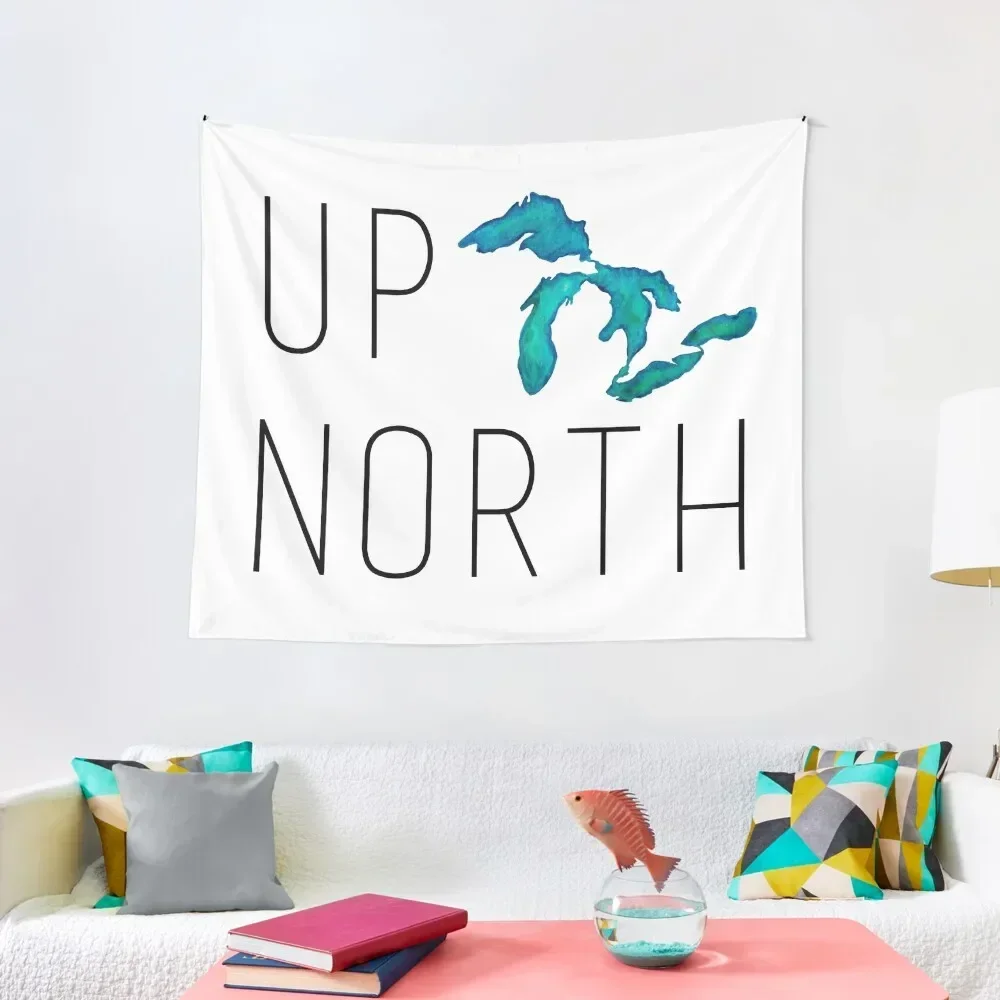 

UP NORTH Tapestry Korean Room Decor Decoration Home Kawaii Room Decor Tapestry