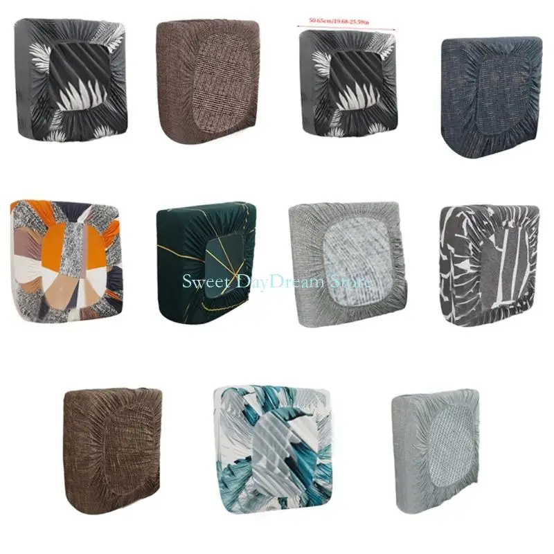 Y88C Semi Wrap Stretch Sofa Cover Elastics Slipcovers Polyester Abrasion Resistant