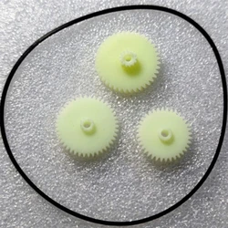 3PCS Tape Recorder Gear 1PC Belt Ring For D7140 D7160 D8040 D8268 D8269 D8334 D8437 D8543 Replacement Wheel