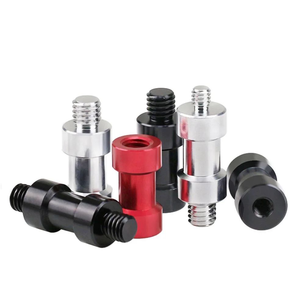 1/4 3/8 Thread Tripod Adapter Aluminum Alloy Converter Nut Mount Screw for Live Streaming Bracket Light Stand Camera Accessories