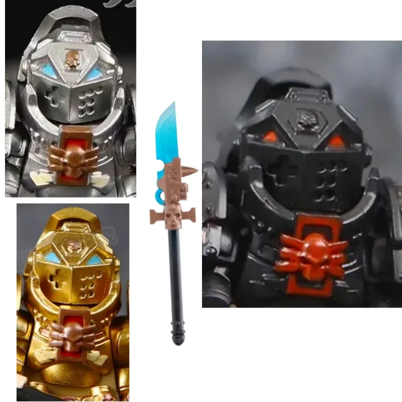 

MOC Building Blocks Minifigure Full Armor Assembled Small Particles Toy Mechwarrior Model Ornaments for Boys Holiday Gift