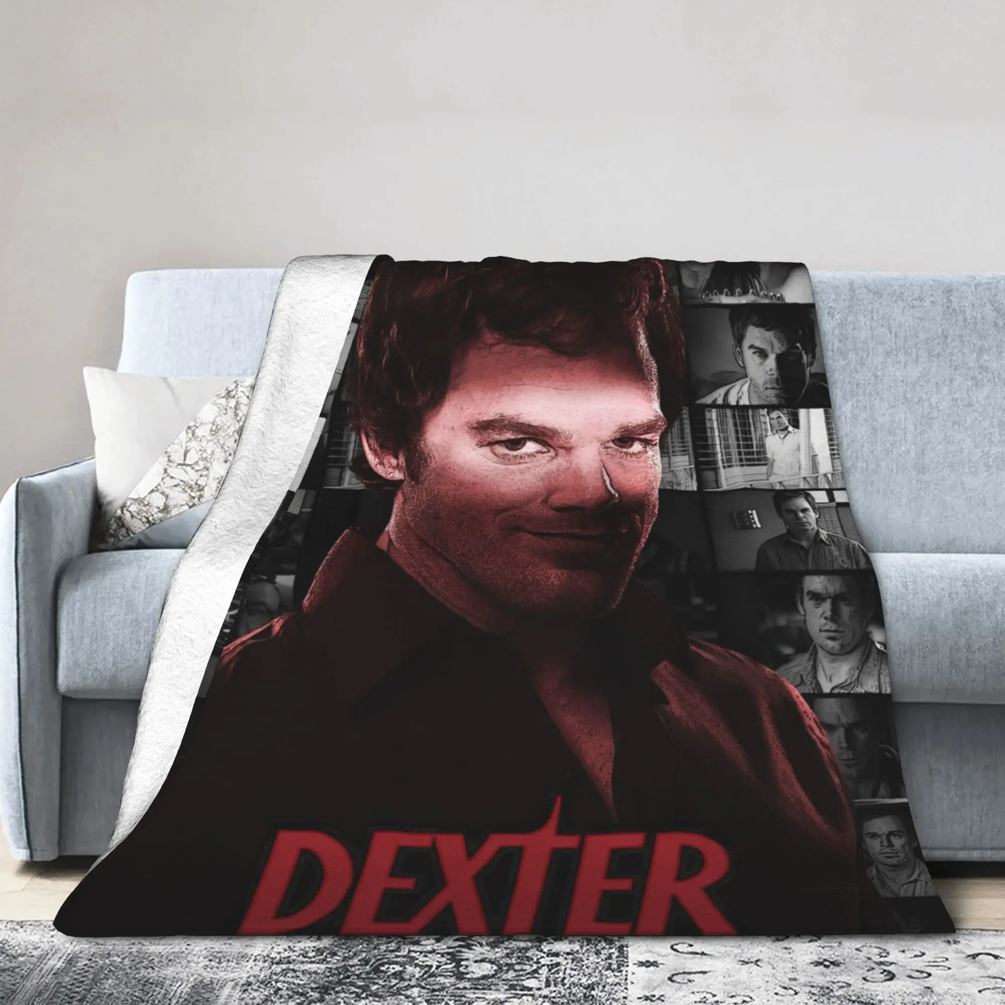 Dexter Morgan The Avenging Angel Returns Blankets Fleece Textile Decor  Portable Warm Throw Blanket for Bedding Travel Bedspread
