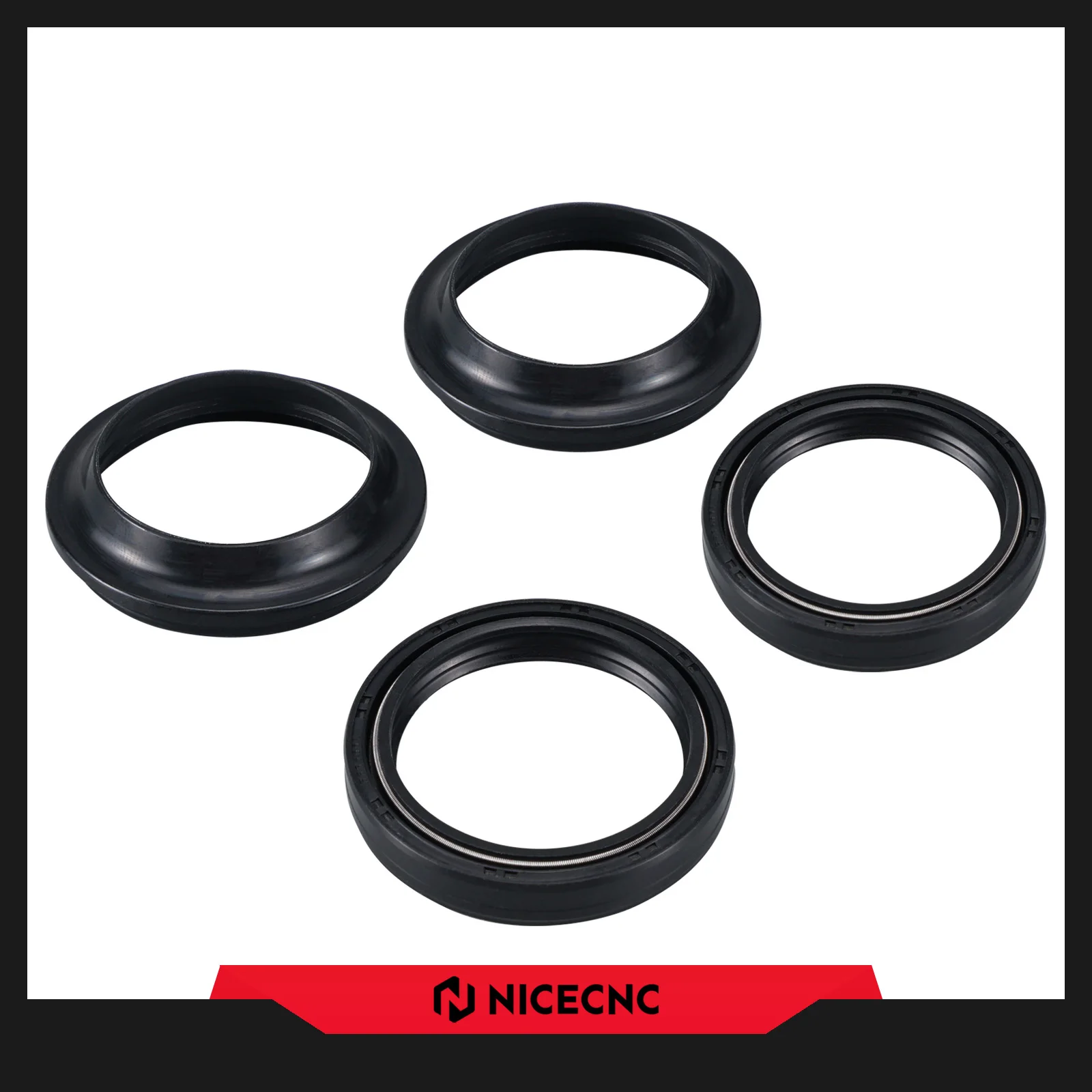 

For Yamaha FZ1 FZ8 2012 2013 Vmax 1200 VMX1200 1999-2007 Honda CR125R CR250R VFR1200F ABS Front Fork Oil Seals Dust Seals Kit