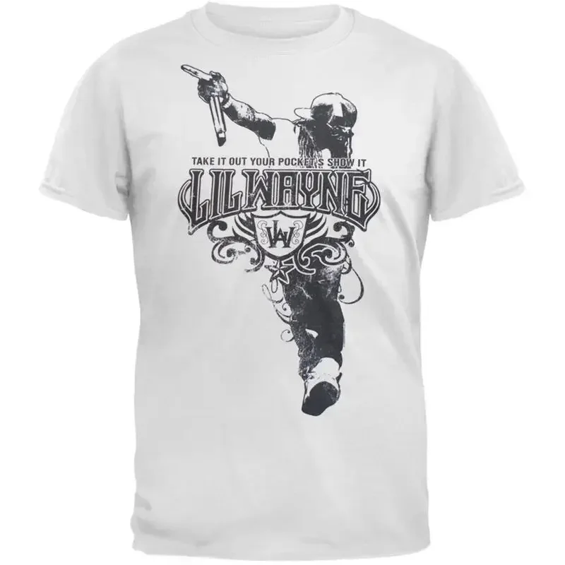 Lil Wayne Show It White Adult T Shirt