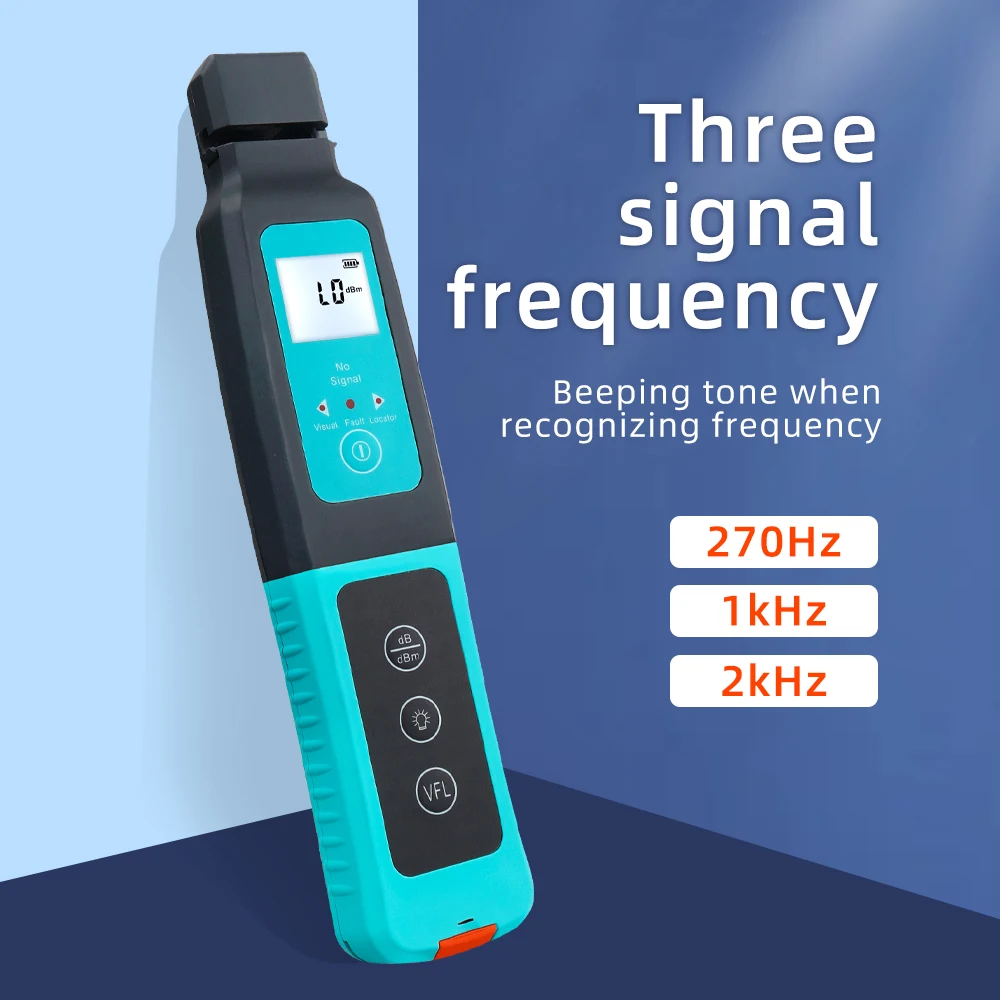 SAIVXIAN Fiber Optic Identifier Live Fiber Optical Identifier with Built in 10mw Visual Fault Locator 800-1700nm SM MM