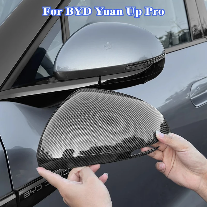 

Для BYD Yuan Up Pro 2024 2025 автомобильное зеркало заднего вида, защитный чехол из АБС-пластика, защитный чехол для зеркала заднего вида, аксессуары для авто декора