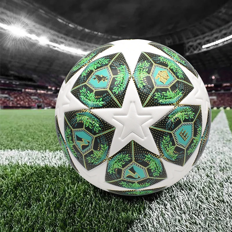 

Футбольные мячи размера 5, профессиональные высококачественные мягкие полиуретановые бесшовные футбольные тренировочные матчи для занятий спортом на открытом воздухе