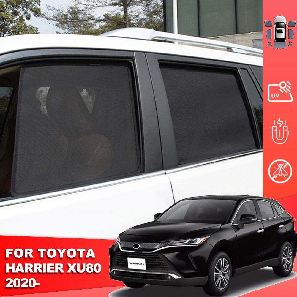 

For Toyota HARRIER XU80 Venza 2020 2021 2022 Car Sunshade Shield Rear Side Baby Window Sun Shade Visor Front Windshield Curtain