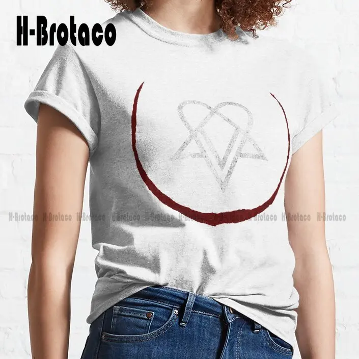 Ville Valo Him Band Classic T-Shirt White Shirts For Women Custom Aldult Teen Unisex Digital Printing Tee Shirts Xs-5Xl Unisex