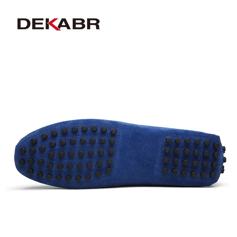 DEKABR New Arrival Men Driving Moccasins Genuine Leather Loafers Casual Fashion Wedding Men Footwear Large Size 38~49