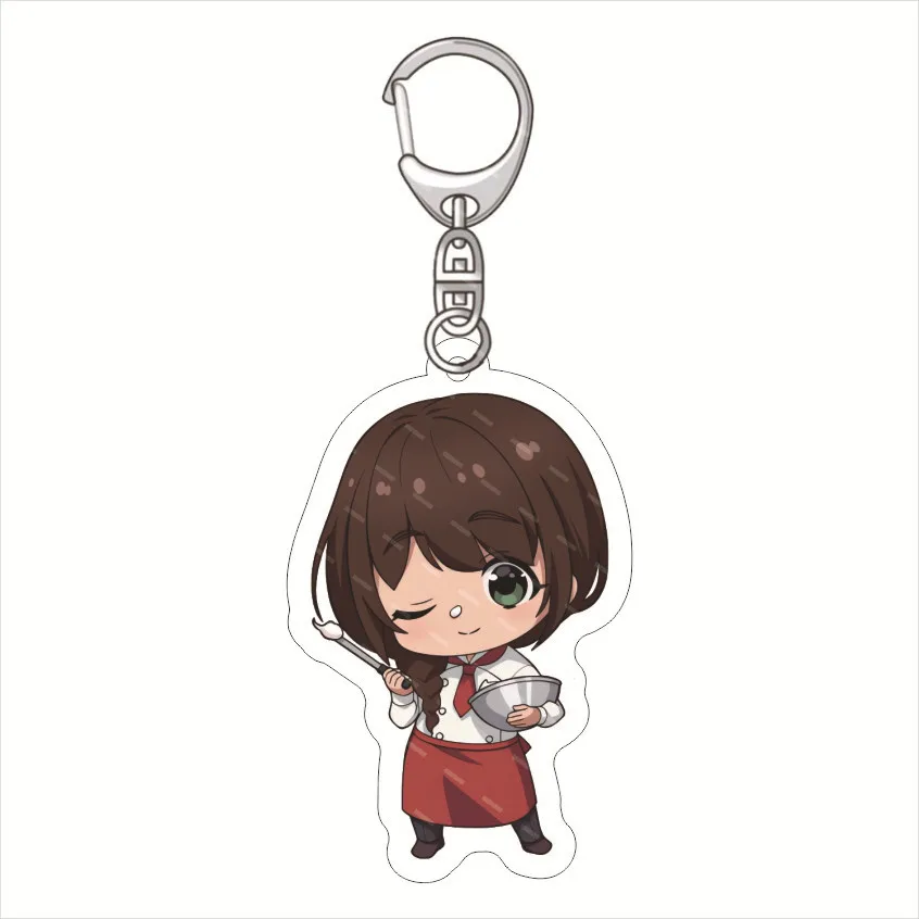 Anime BANG BRAVERN Yuuki Bakuhatsu Bang Bravern Acrylic key chain Figure Display Cosplay Charm Toy Gift