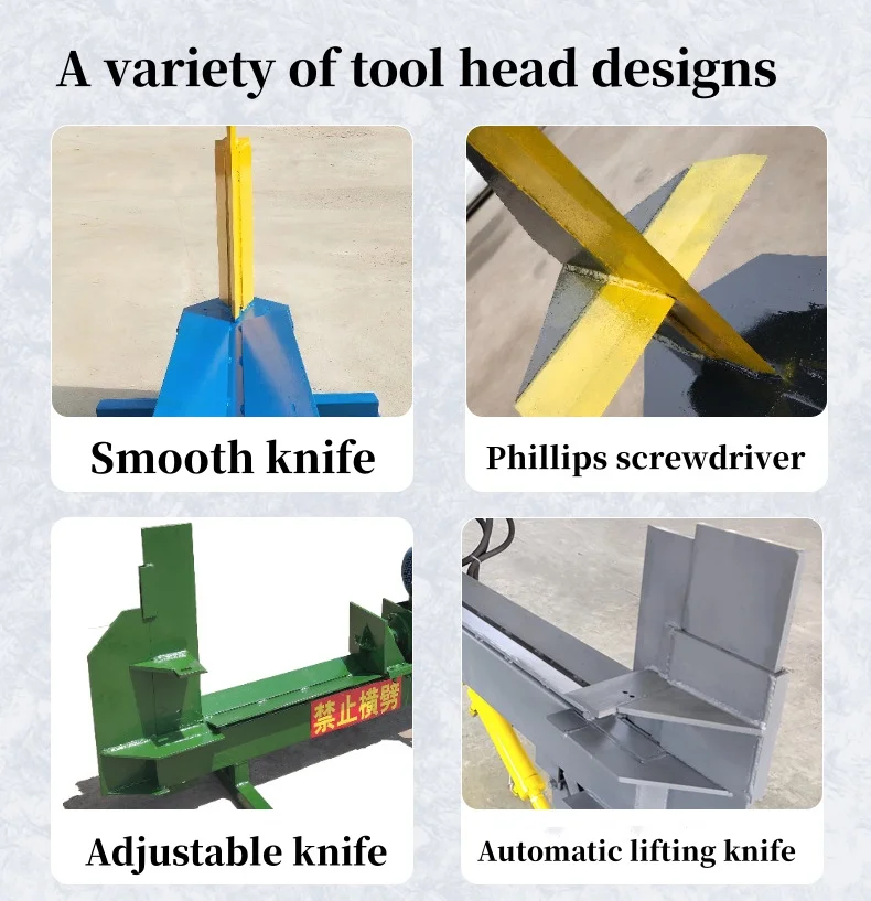 High-Horsepower Electric Hydraulic Wood Splitting Machine Large Log Splitter with Core Motor Component