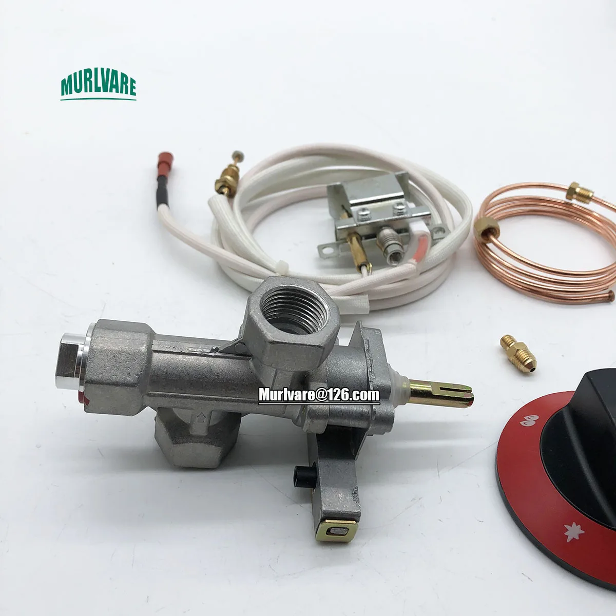 LPG NG Gas Soup Stove Burner Ignition Valve Ignition Switch Spare Parts Gas Safety Valve With Flameout Protection Device