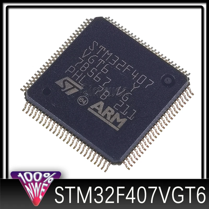 (1piece) 100% New STM32F407VET6 STM32F407VGT6 STM32F407 VET6 STM32F407 VGT6 QFP-100 Chipset