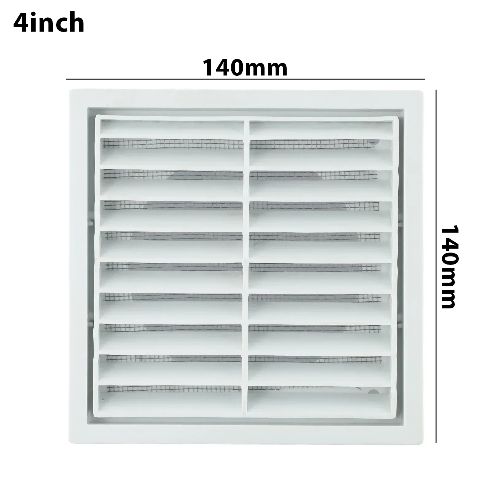 

Brand New Grille Air Outlet Accessories White 100MM/125M/150MM Fresh Air Exhaust Grille Air Outlet Outlet Fresh Air