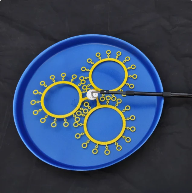 3/4/5 Heads Full Star Long Bubble Ring, Bubble Show Props for Stage Performance