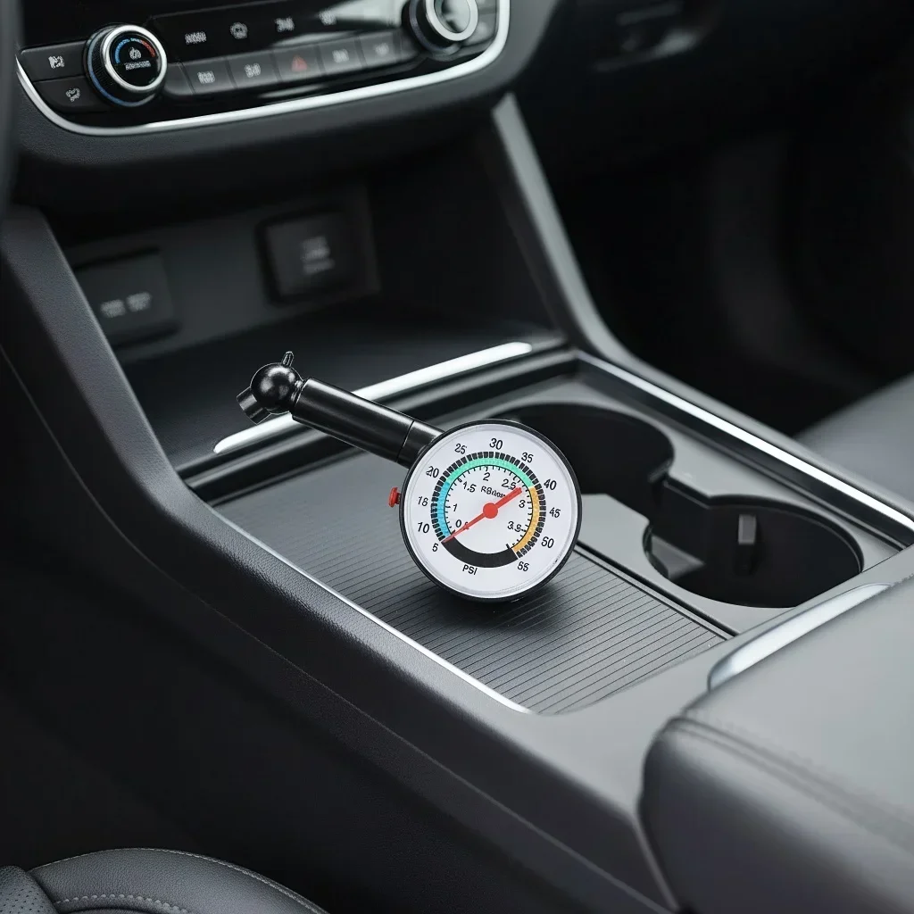 

Mini Car Tire Gauge Indicator - Auto Tire Diagnostic Tools Dial Tester for Motorcycle Bicycle Wheel