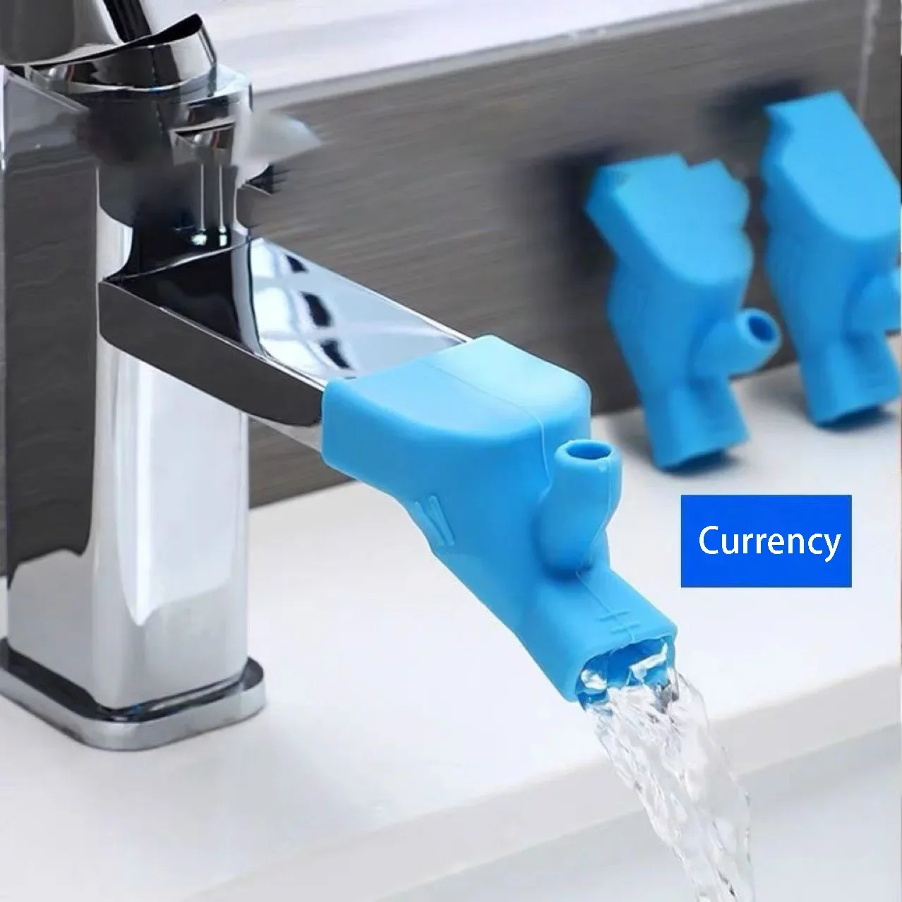 

Silicone Faucet Extender For Kids WaterSaving Extension Tap Filter Nozzle Adapter Bath Room Kitchen SinkSpray Kitchen Tools