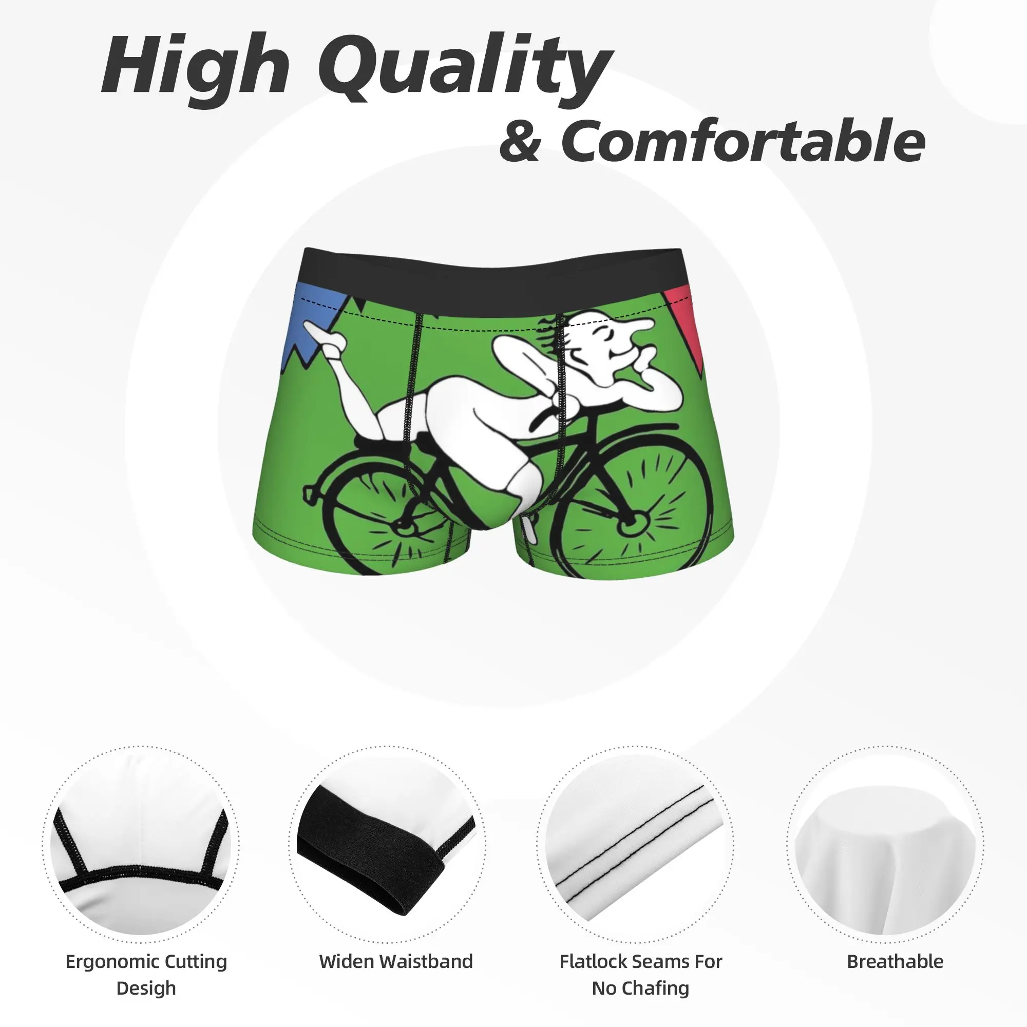 LSD ألبرت هوفمان نشاف دراجة يوم 1943 ملابس داخلية مخصصة جذع ترينكي الذكور سراويل مرنة الملاكم موجز هدية عيد ميلاد