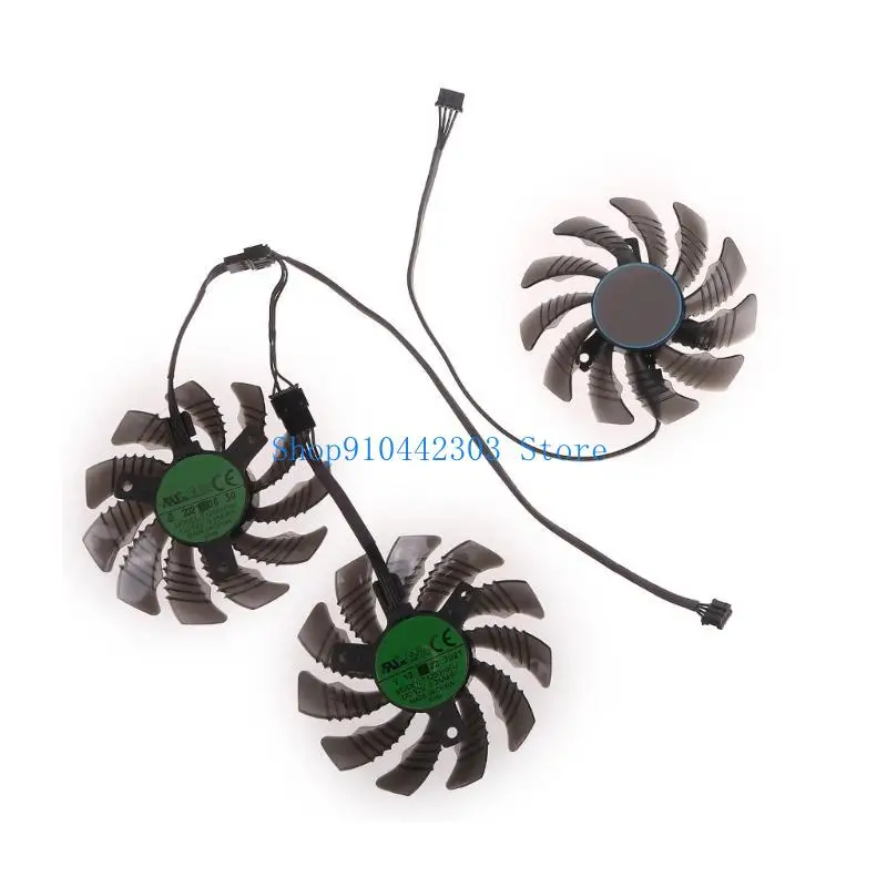 652F PLA09215S12H DC12V 0.55A 4Pin for Gigabyte GeForce 3080 3070Ti 3080Ti 3090 Graphics Card Cooling