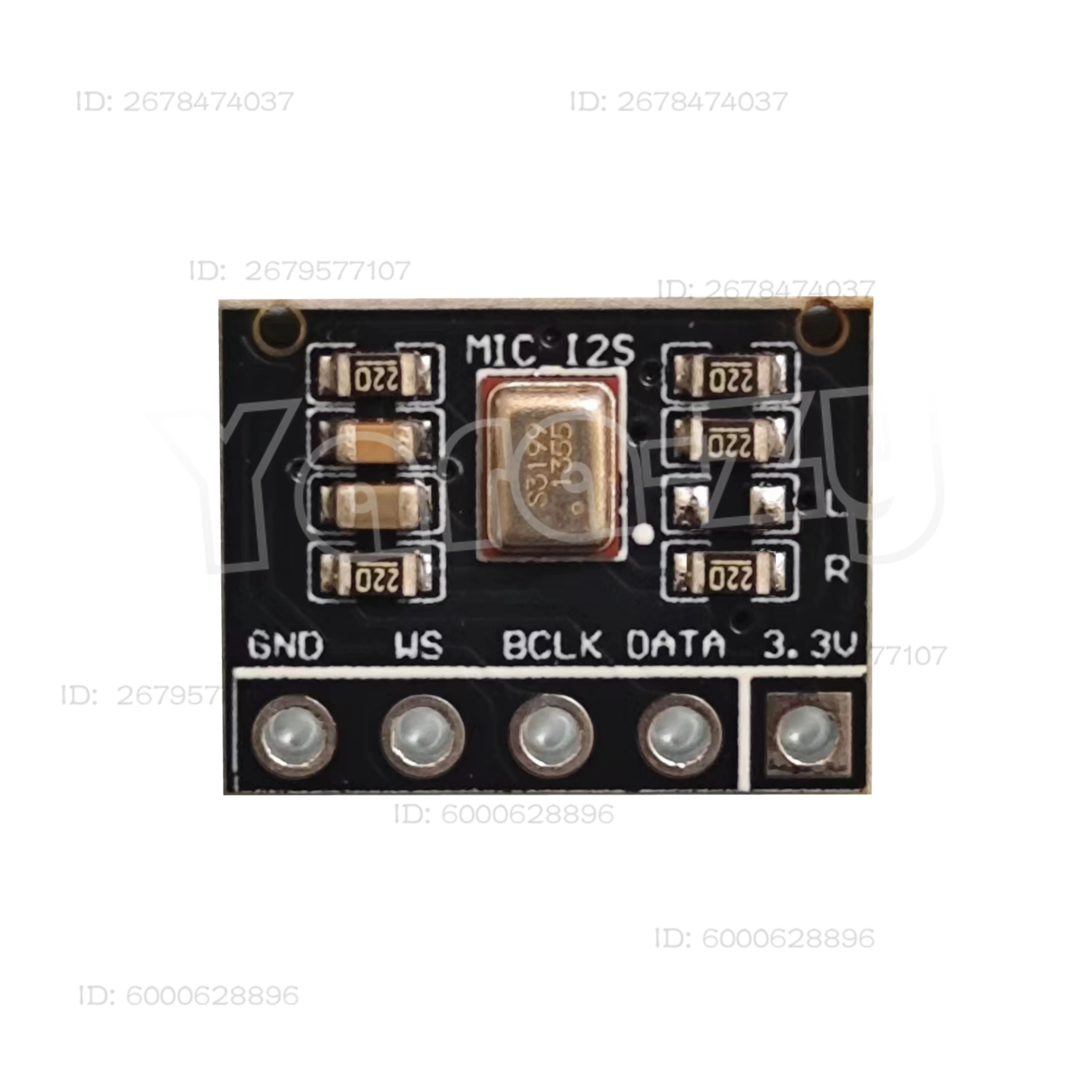 Microfono I2S PDM MIC MEMS Microfono in silicone