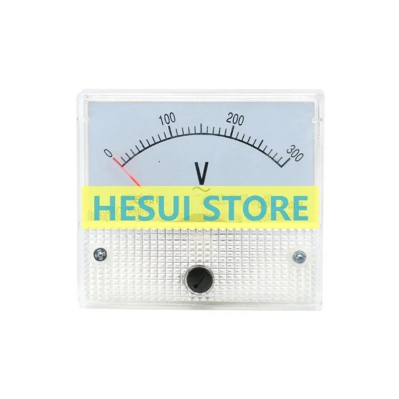 AC pointer voltmeter head 85L1 analog/mechanical small head 300V AC front 65*56MM