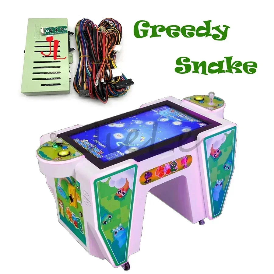 

2/4 Players Greedy Snake Arcade Game Machine PCB Borad DIY kit Equipment Competition Coin Operated Game For Built Arcade Cabinet
