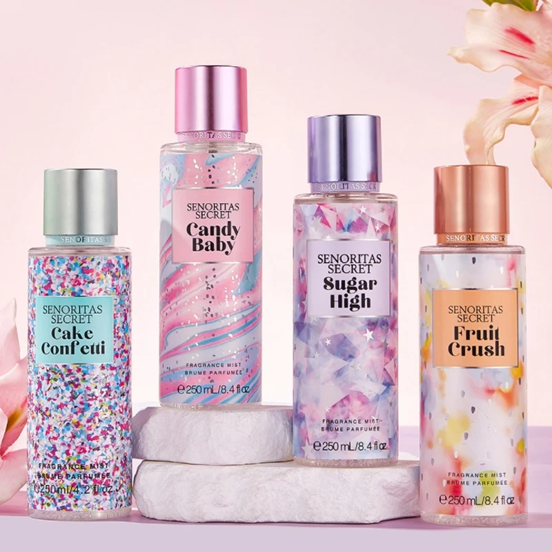 عطر العلامة التجارية الأصلية شعبية فيكتوريا جوز الهند الأزهار الطازجة العطر الطبيعي رذاذ لا يقاوم مغر تاريخ العطور السرية