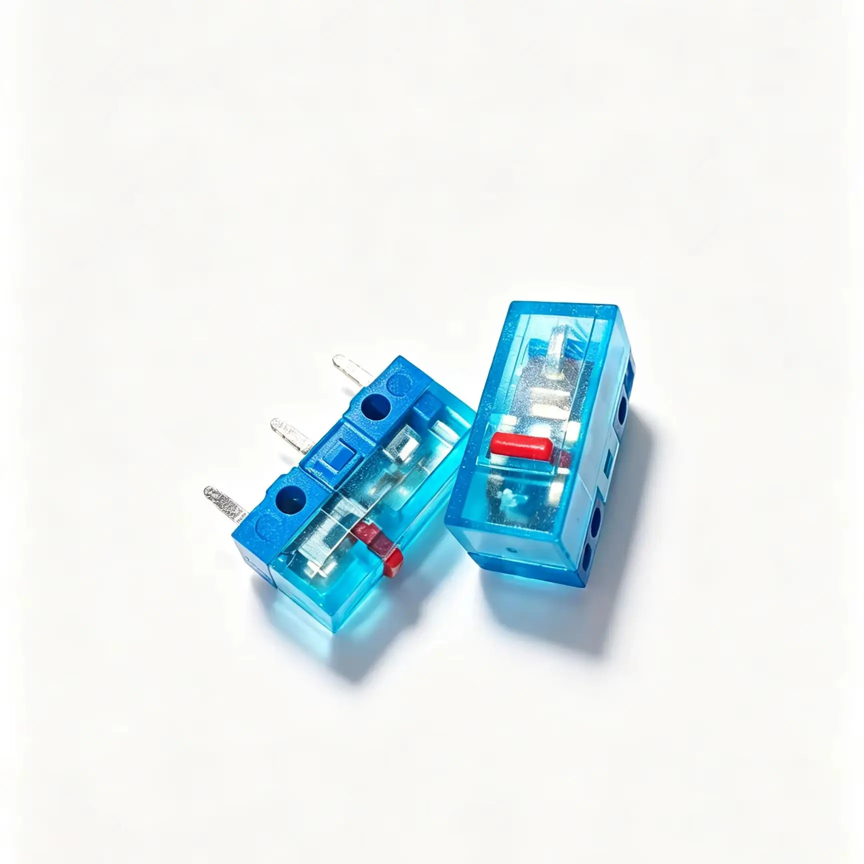 20pc-1pc New HUANO V2 Blue Transparent Shell Red Dot Micro Switch 60 Million Clicks 74GF Button