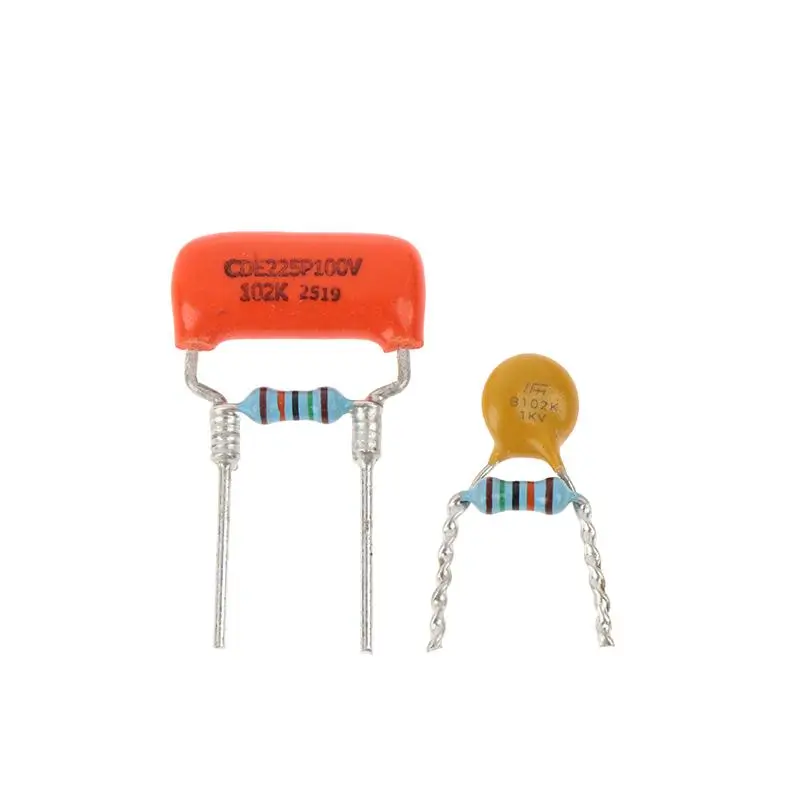 Professional Treble Bleed Mod With Ceramic Capacitor And Precision Resistor For Electric Guitar Bass .001uF+150K