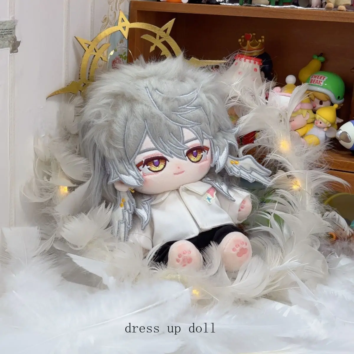 Honkai: Star Rail Sunday Handsome 20CM Cute Plush Doll Cotton Body Figures Anime Dress Up Plushie Toys Pillow Xmas Gift