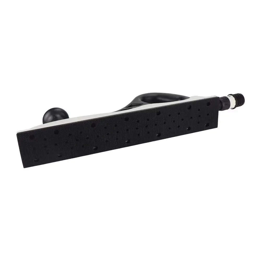 125/200/400mm Square Hand Grinding Plate Sanding Pad Hook Loop Hand Sanding Block Plastic Vacuum Dust Collection Polishing Plate