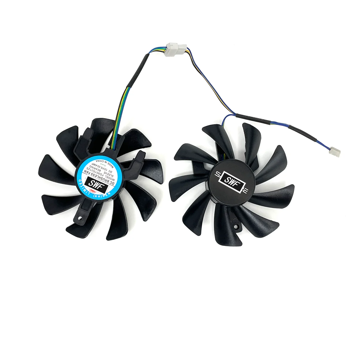 Вентилятор охлаждения для видеокарты FD9015U12S T129215SU GPU, вентилятор охлаждения для Видеокарты Radeon Sapphire RX 580 2048SP 8G D5