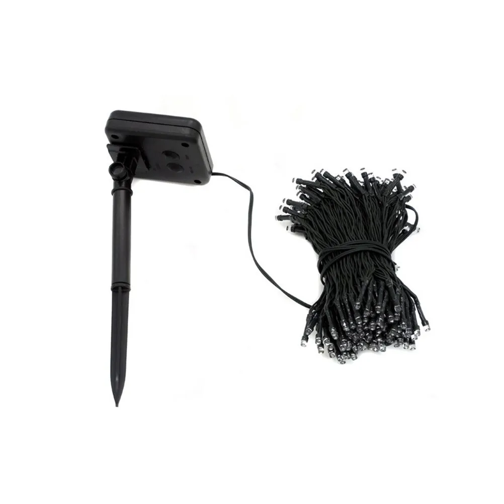 

5,4 м, 50 светодиодов, солнечные гирлянды, водонепроницаемые, перезаряжаемые, для улицы, сада, двора, Рождества, свадьбы, вечеринки, декора