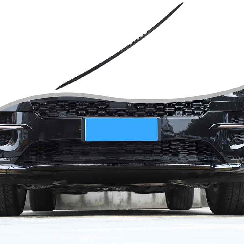 For Land Rover Range Rover Sport 2023-2025 Car Front Bumper Lower Decorative Strip ABS Carbon Fiber Car Modification Accessories