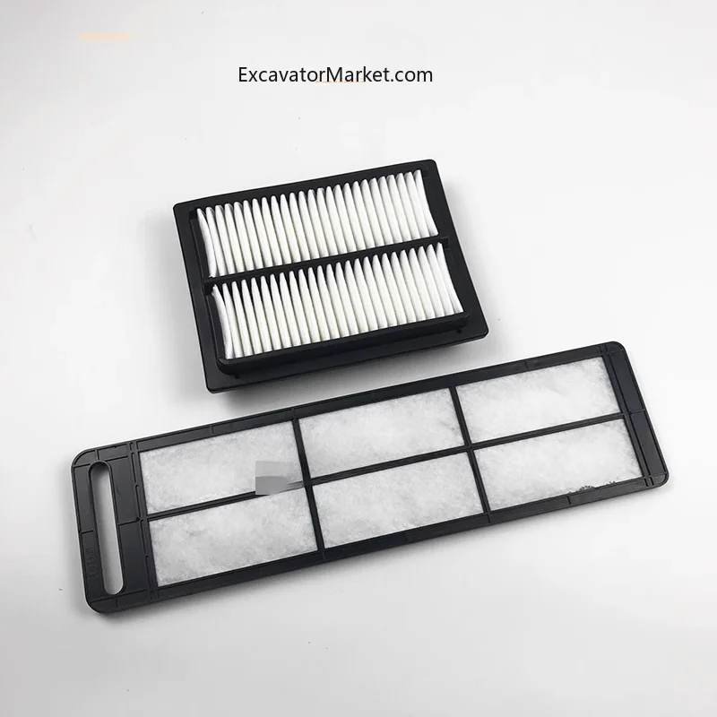 Sany 65-9/75-9/75-10 Air Conditioning Inner and Outer Filter Screen Air Conditioning Filter Element Excavator parts High Quality